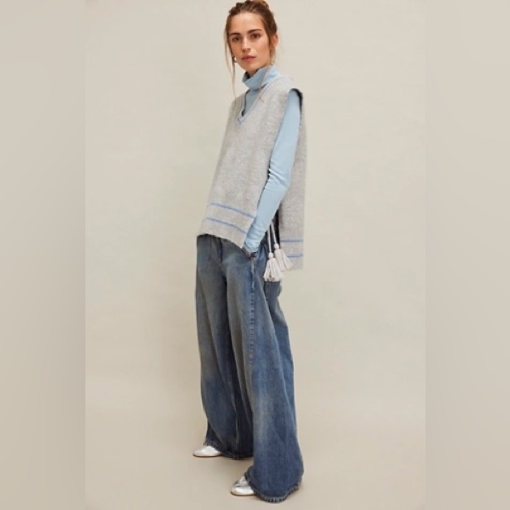 Free People All Star Stripe Poncho